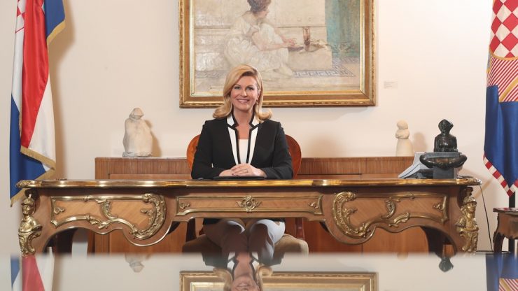 Predsjednica Hrvatske: Kolinda Grabar-Kitarović. Službena fotografija ljubaznošću Ureda predsjednice.