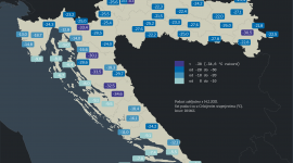 Koja je najniža izmjerena temperatura zraka u Hrvatskoj?