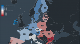 Europe’s GDP per capita expressed in PPS for 2021