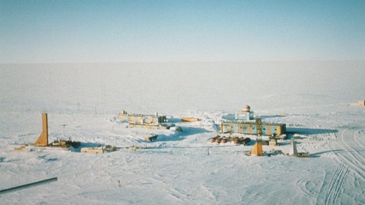 Istraživačka postaja Vostok na kojoj je izmjerena najniža temperatura na svijetu
