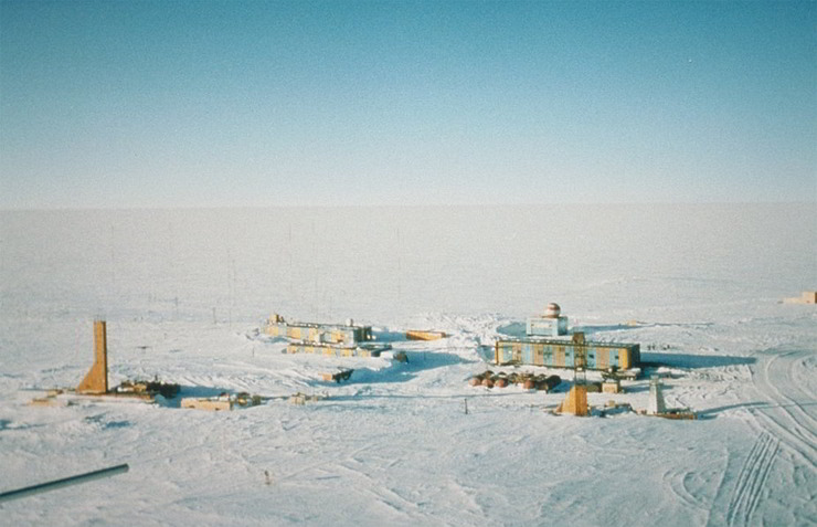 Istraživačka postaja Vostok na kojoj je izmjerena najniža temperatura na svijetu